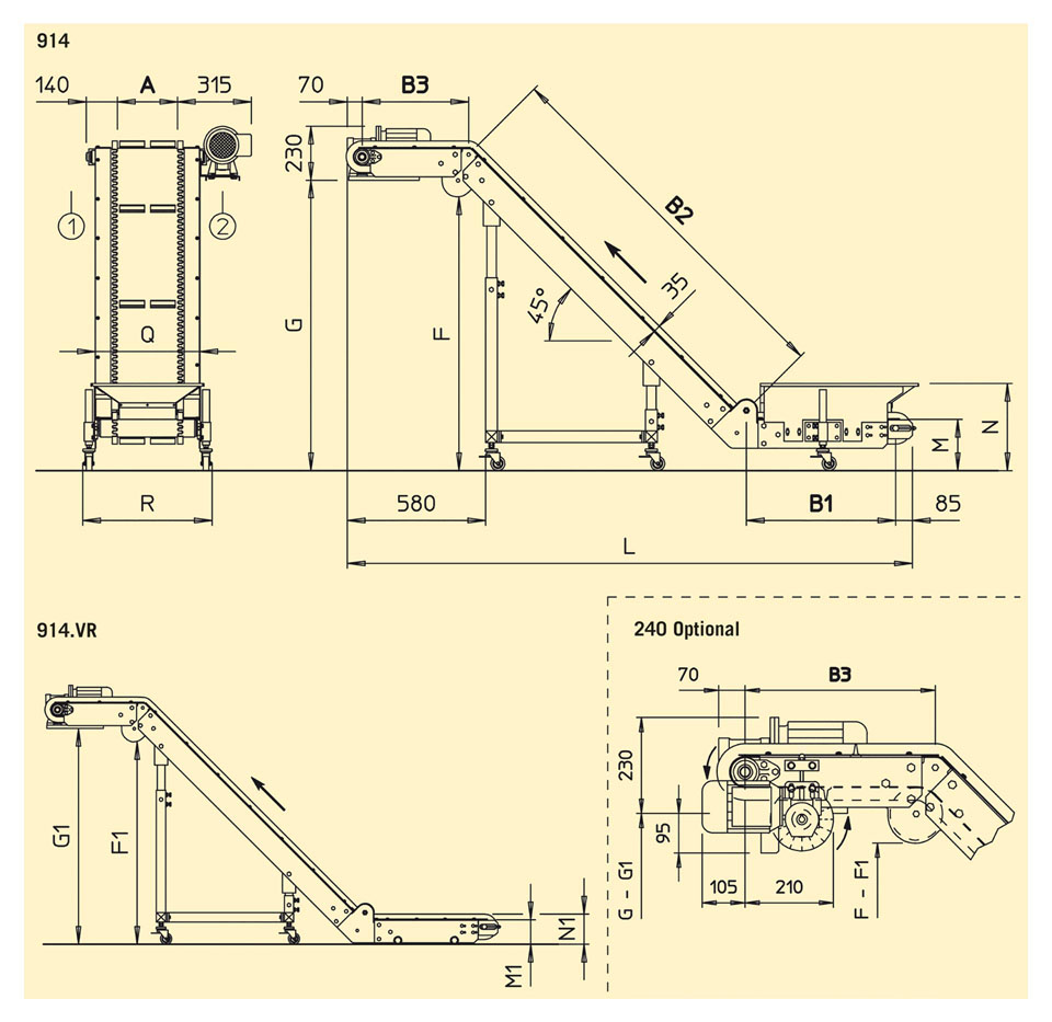 model 914 - 914 VR layout